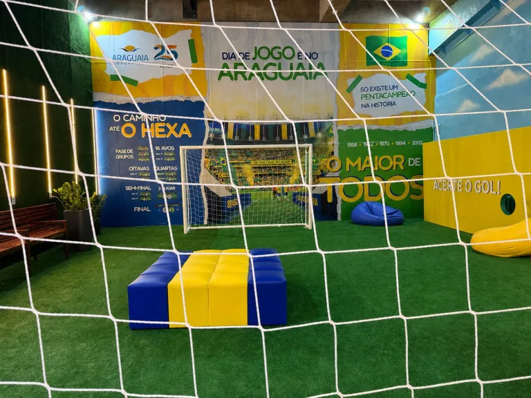 Goiânia ganha arena temática para transmissão dos jogos da Copa com música ao vivo e atrações gratuitas