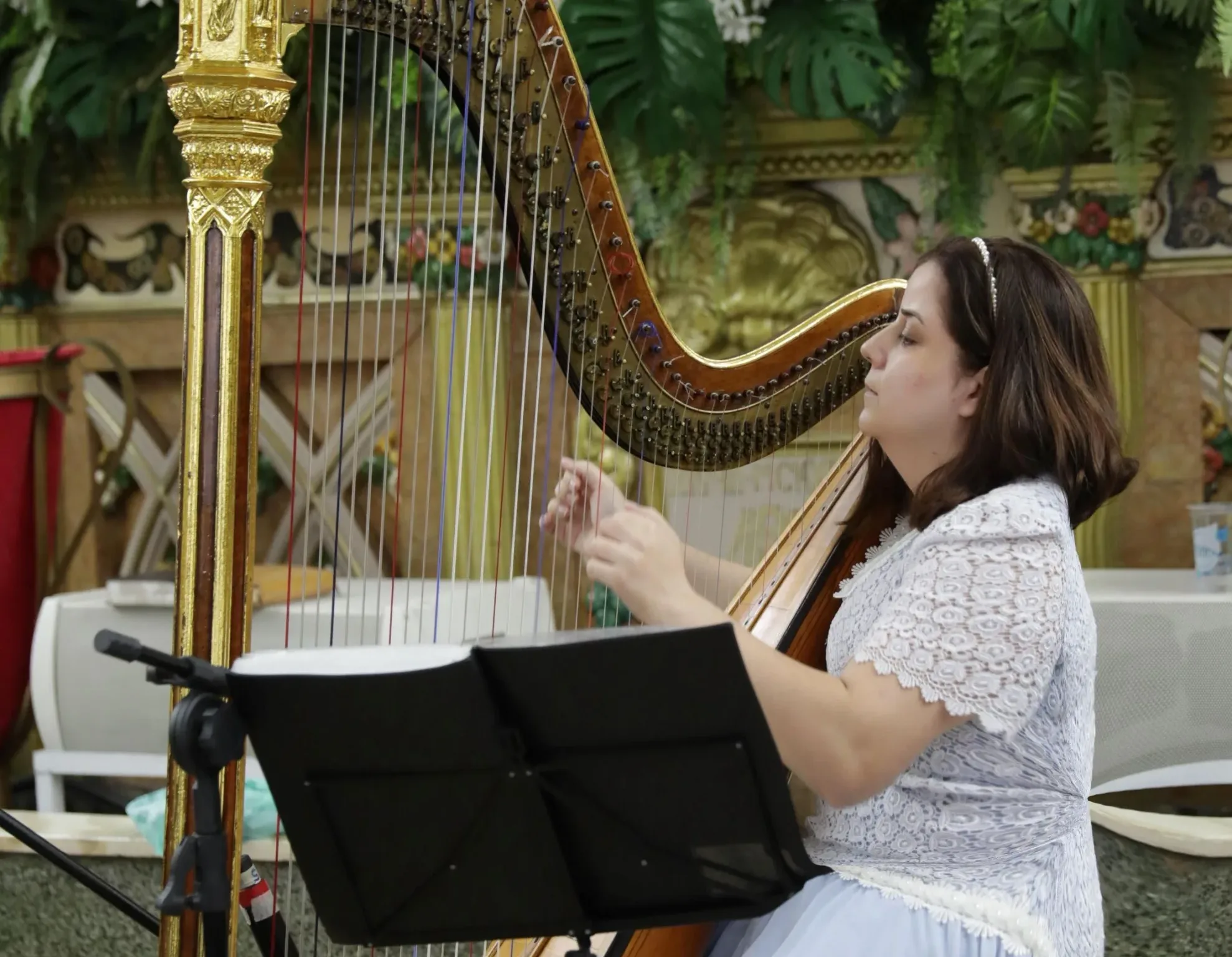 Harpista de Goiás representa o estado no maior festival de harpas do mundo