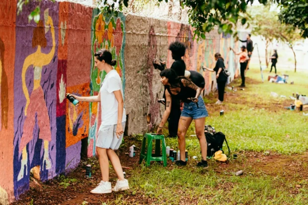 Goiânia ganha galeria a céu aberto com pintura de murais de graffiti ao vivo neste domingo