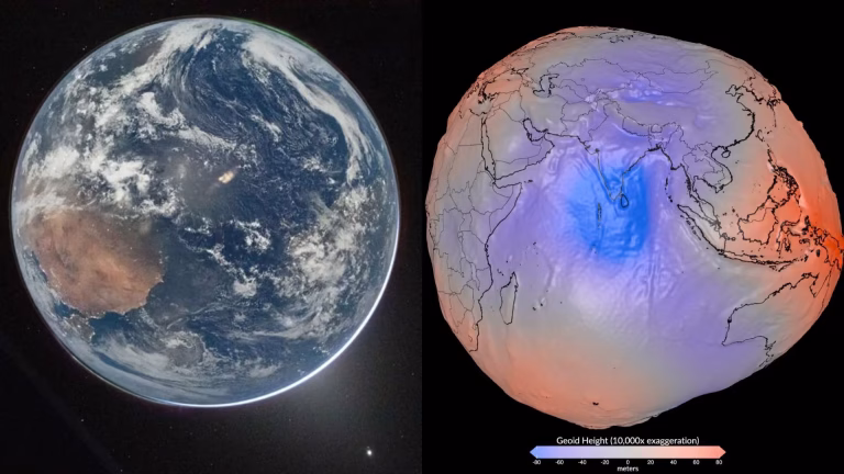 Nasa revela a forma real da Terra e imagem surpreende