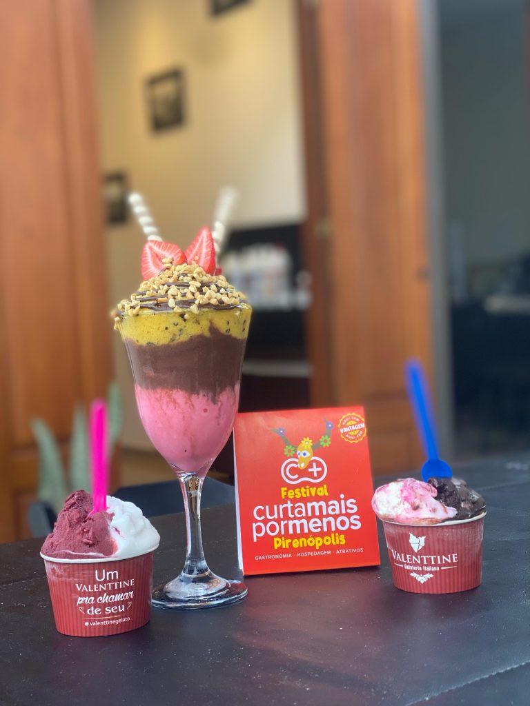 Valenttine Gelato: confira o menu feito para o Festival Curta Mais Por Menos Pirenópolis