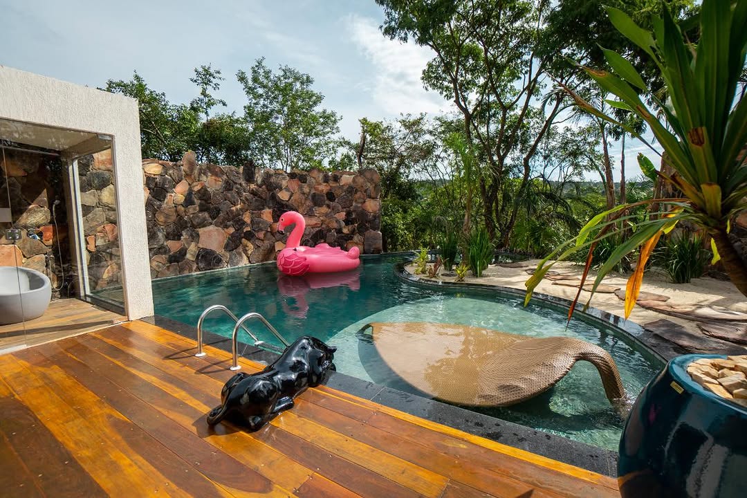 hospedagens com piscinas em Pirenópolis