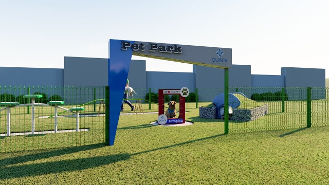 Uberlândia ganha primeiro Pet Park em praça com circuito de diversão e atividade física