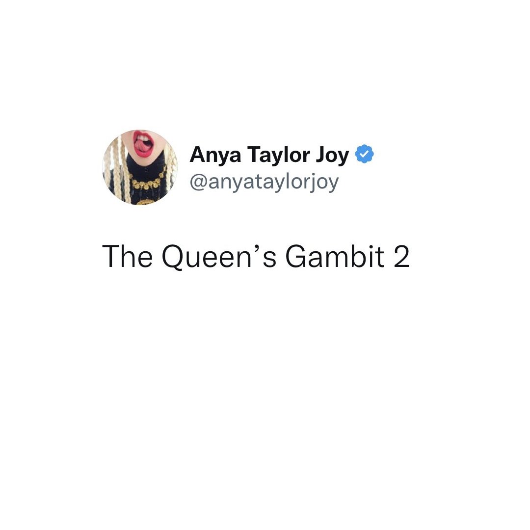 O Gambito da Rainha  Anya Taylor-Joy indica 2ª temporada na Netflix